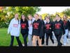MELROSE HIGH SCHOOL VOLLEYBALL TEAM showing their support. 