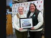 Shannon (Sullivan) Casey Receiving the NEYCC Rising Star Award