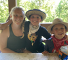 Shannon (Sullivan) Casey With Campers from YMCA Camp Combe