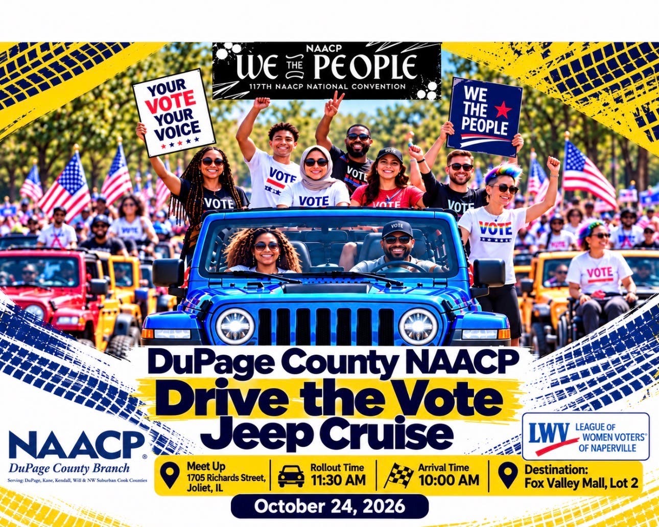 Drive the Vote Jeep Cruise