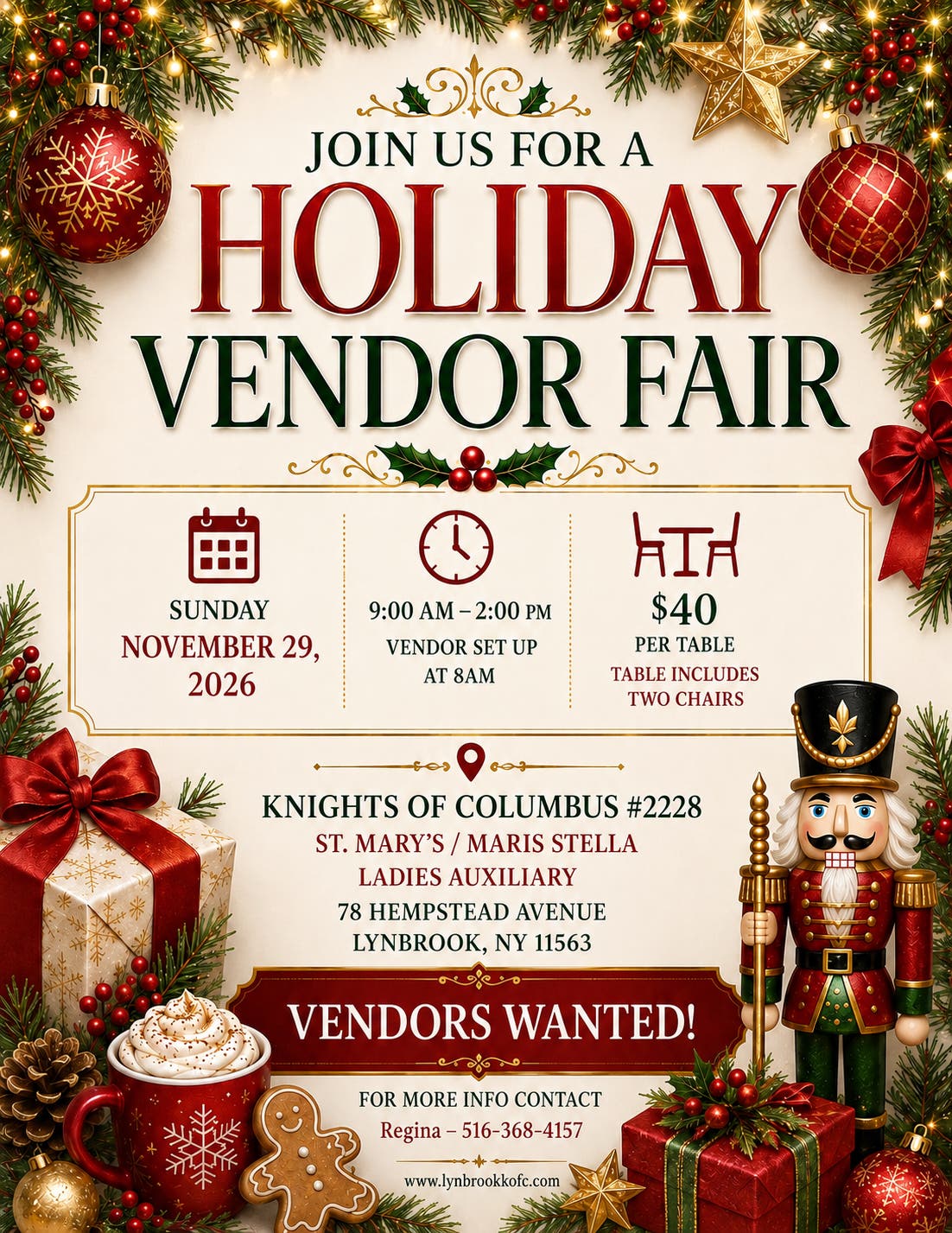 Holiday Vendor Fair