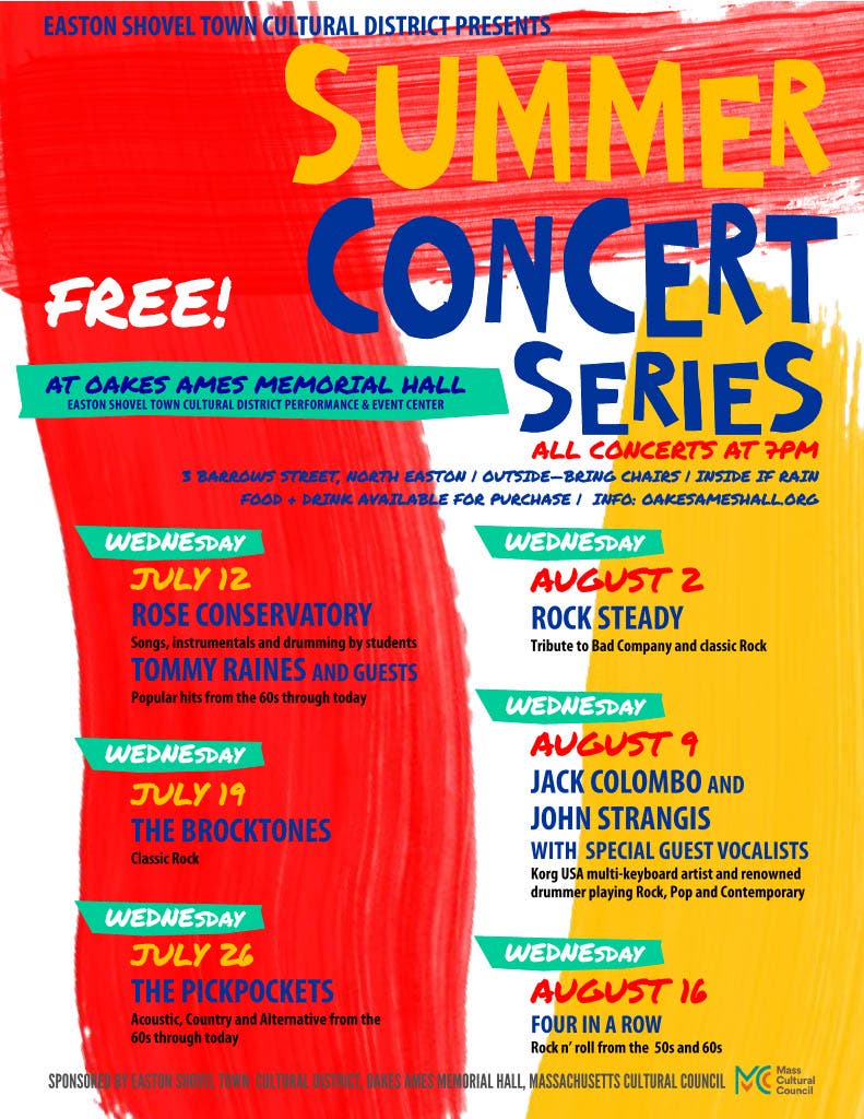 Jul 12 2023 Easton Shovel Town Cultural District Summer Concert