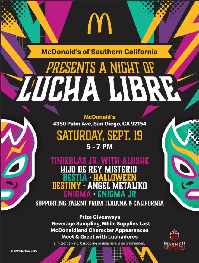 McDonald’s of Southern California Presents ‘Noches de Lucha Libre’