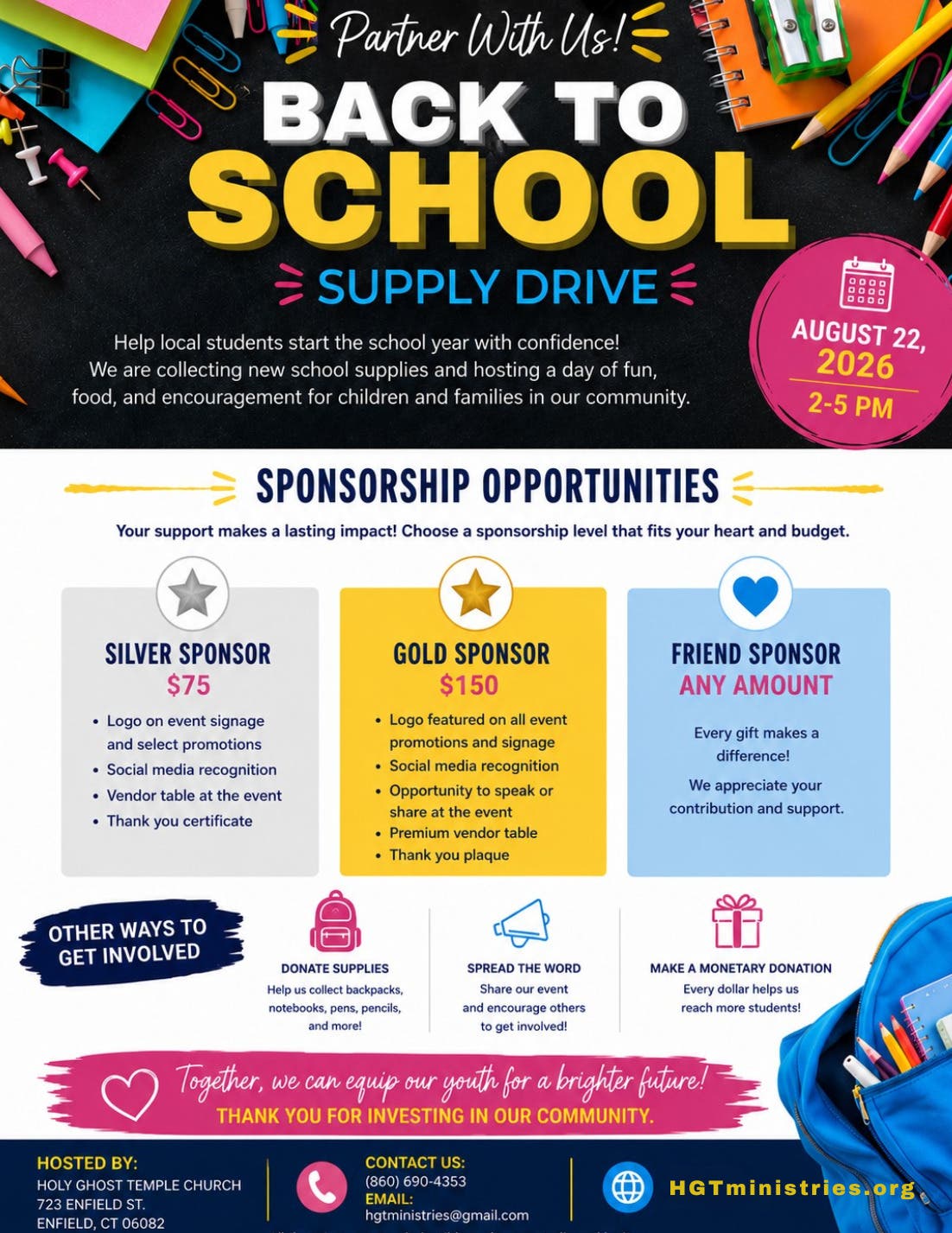 Back To School Supply Drive