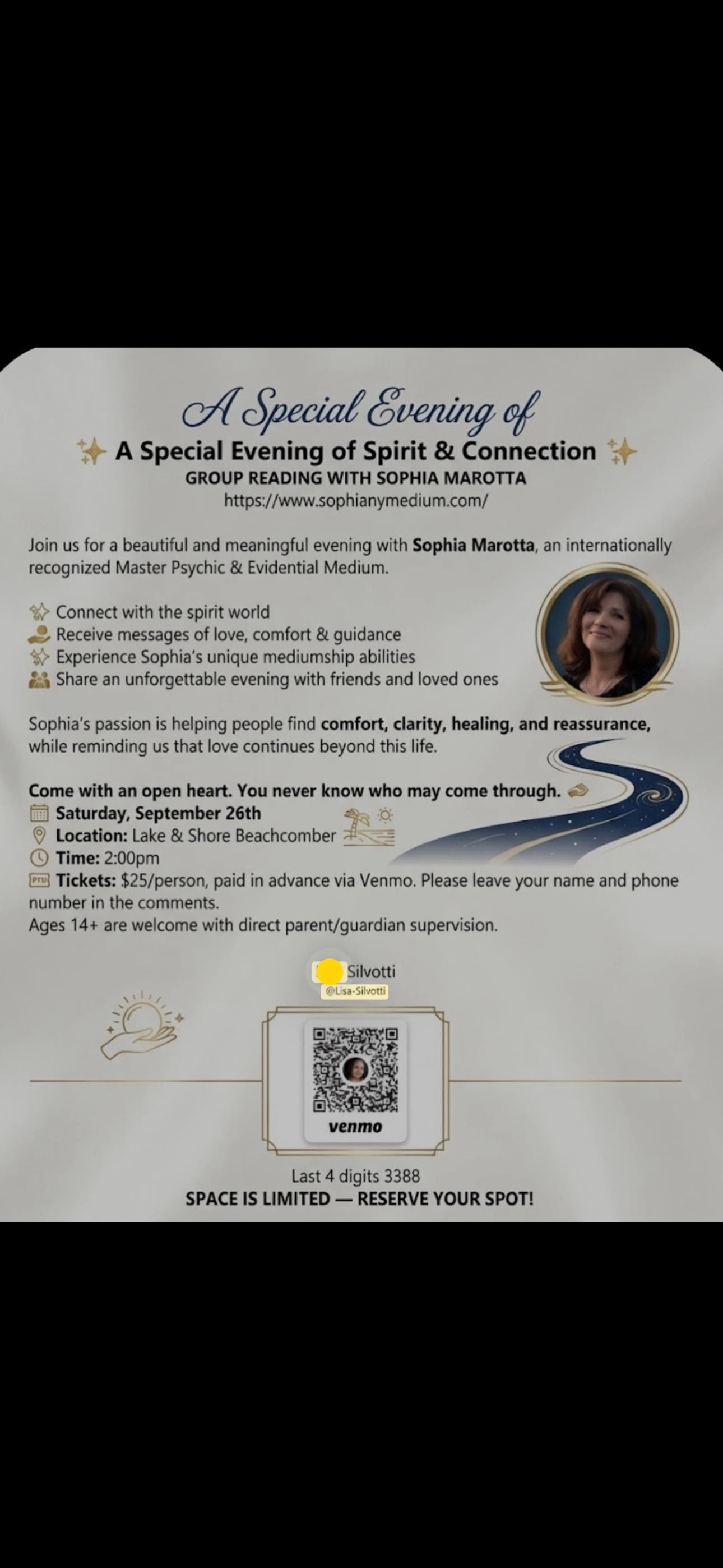 A Special Evening of Spirit & Connection