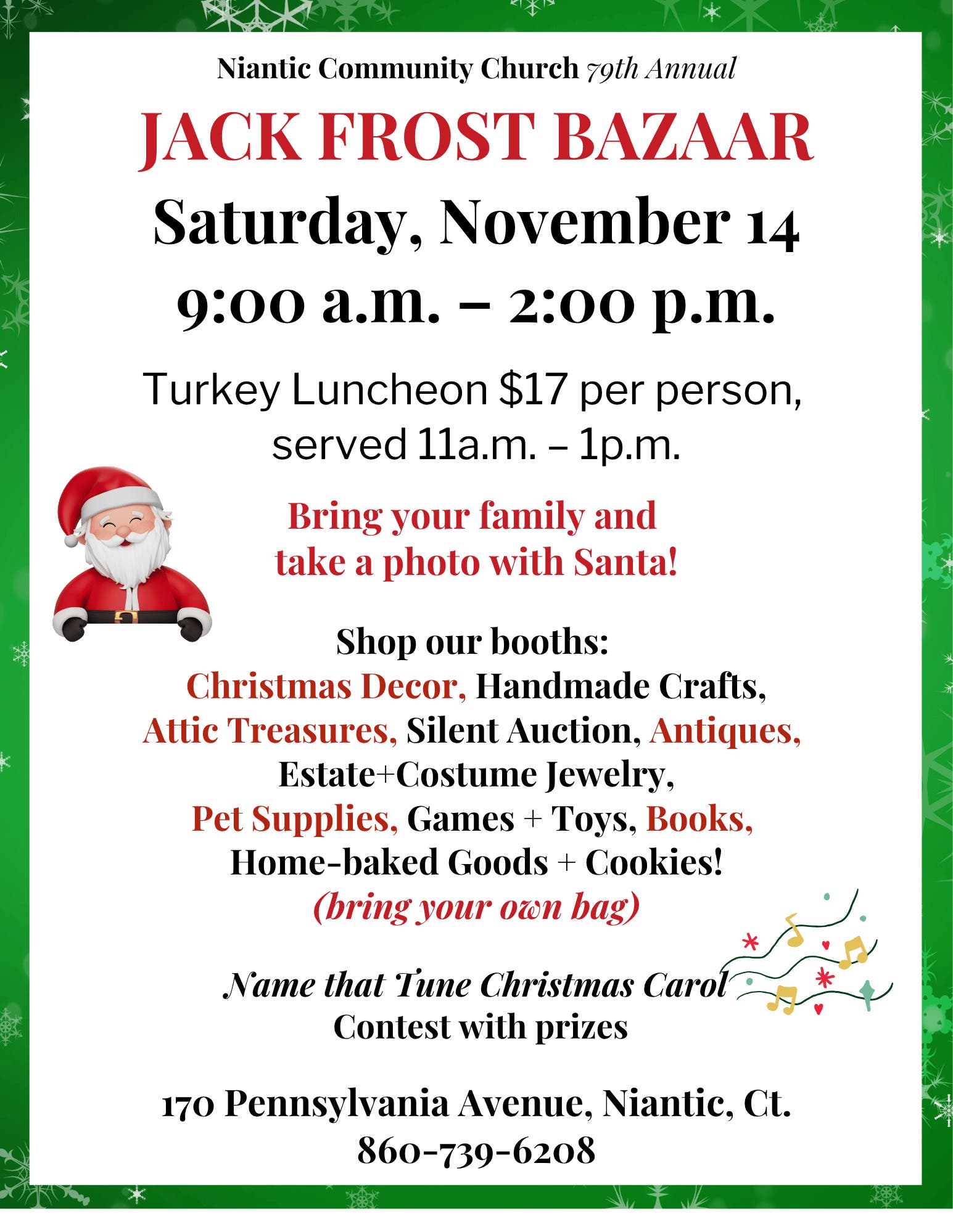 79th Annual Jack Frost Bazaar