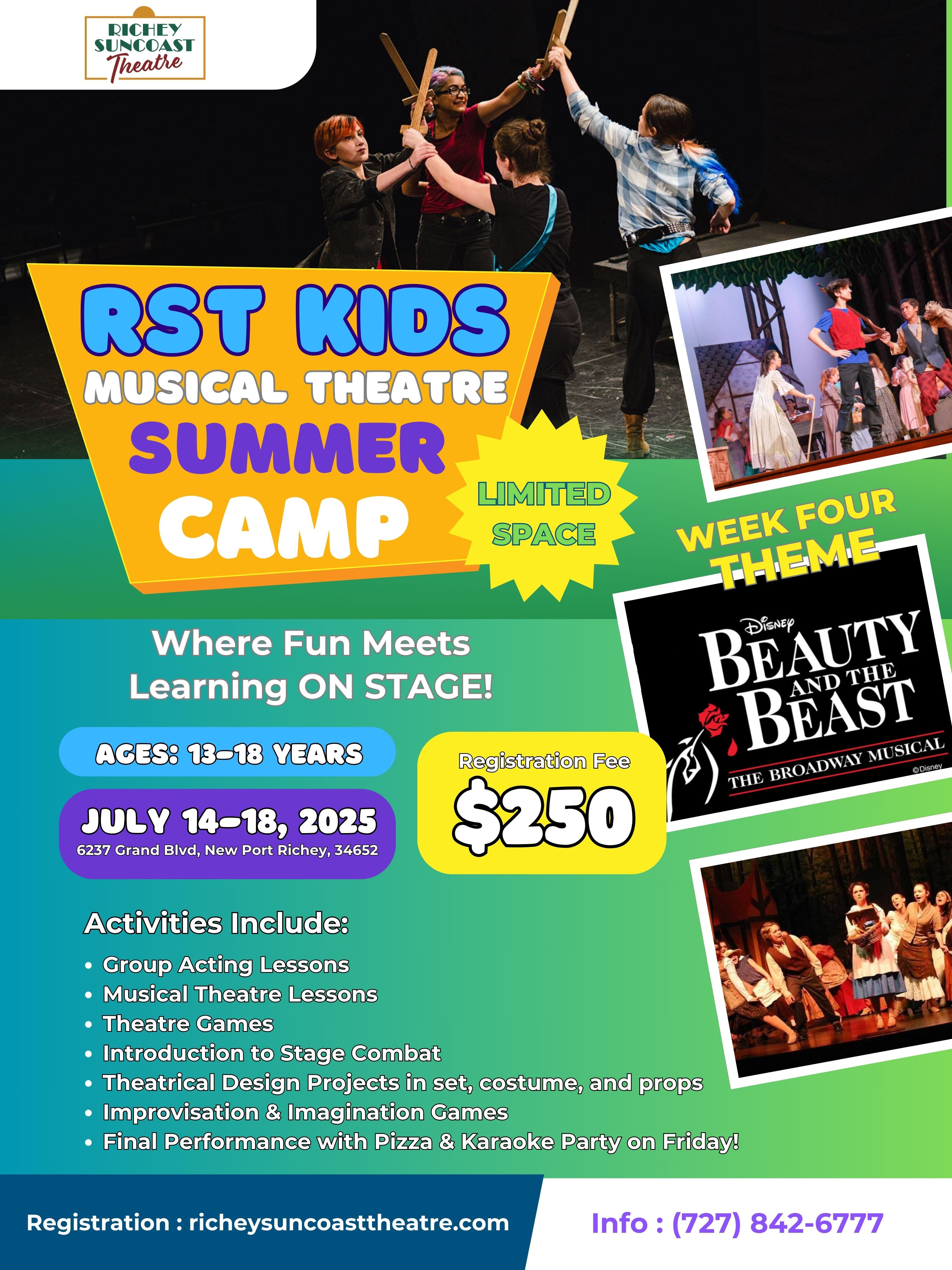 "Beauty and the Beast" Musical Theatre Camp at RST
