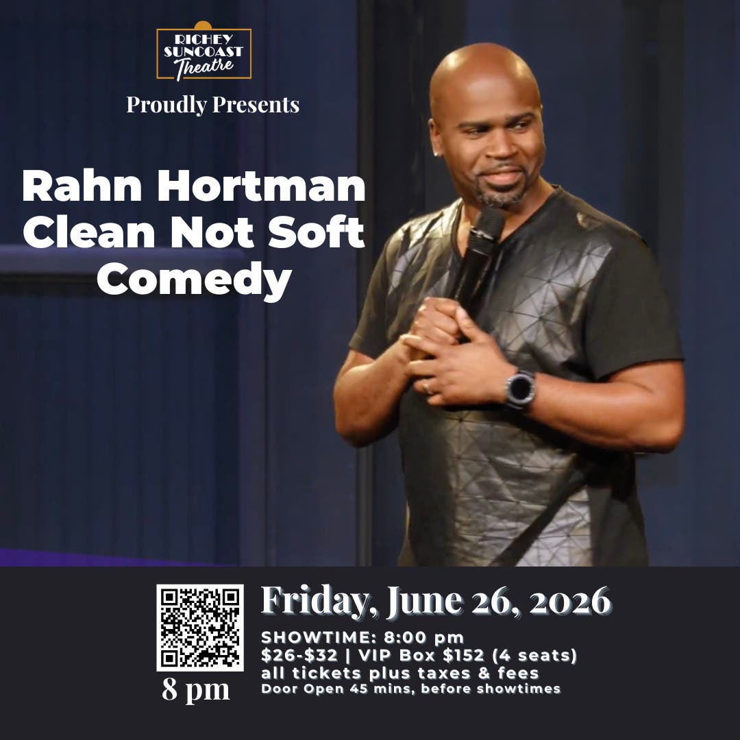 Clean Comedy Powerhouse Rahn Hortman Brings "Good Game" to New Port Richey’s Richey Suncoast Theatre