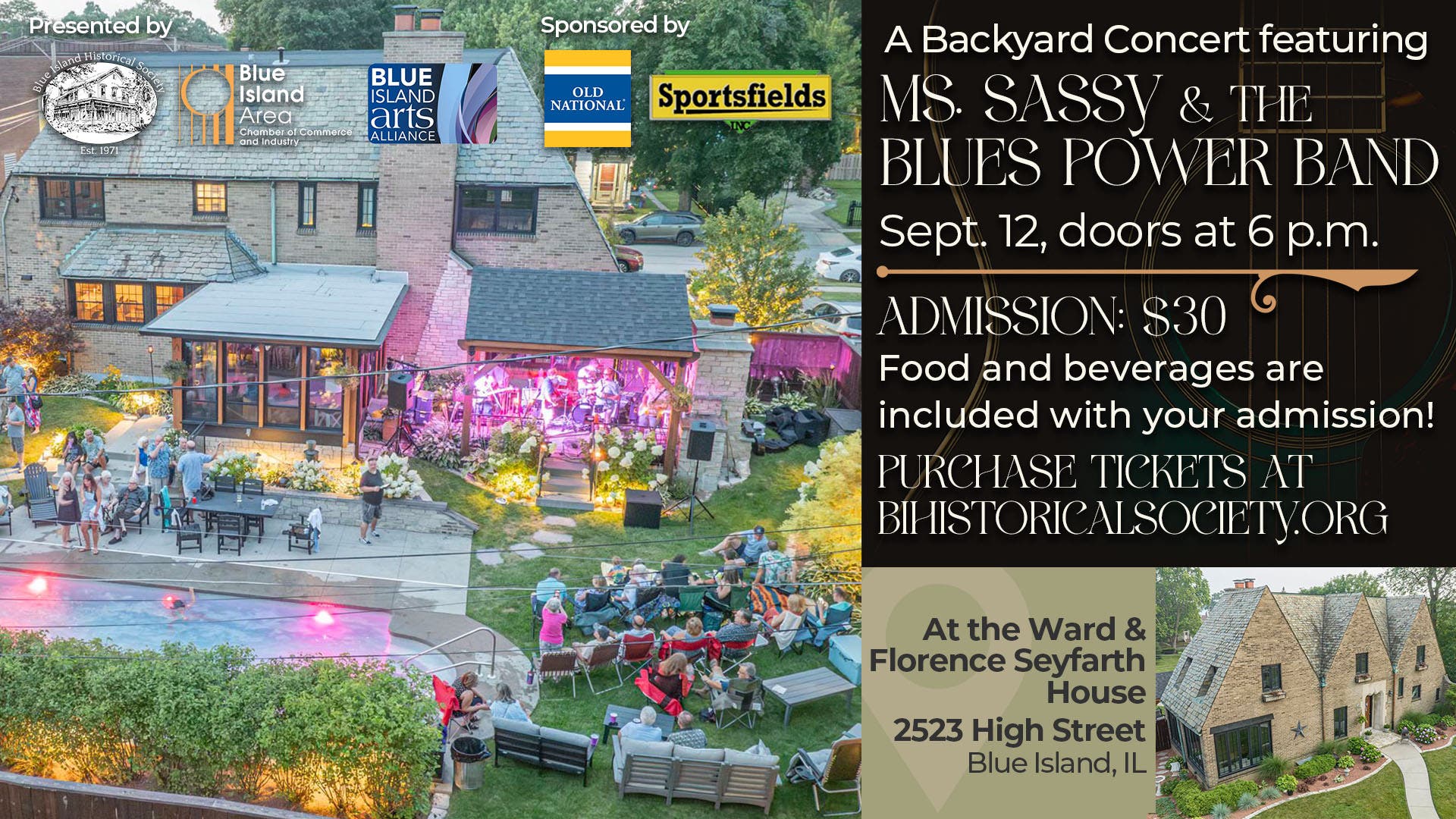 Backyard Concert w/Ms. Sassy & The Blues Power Band