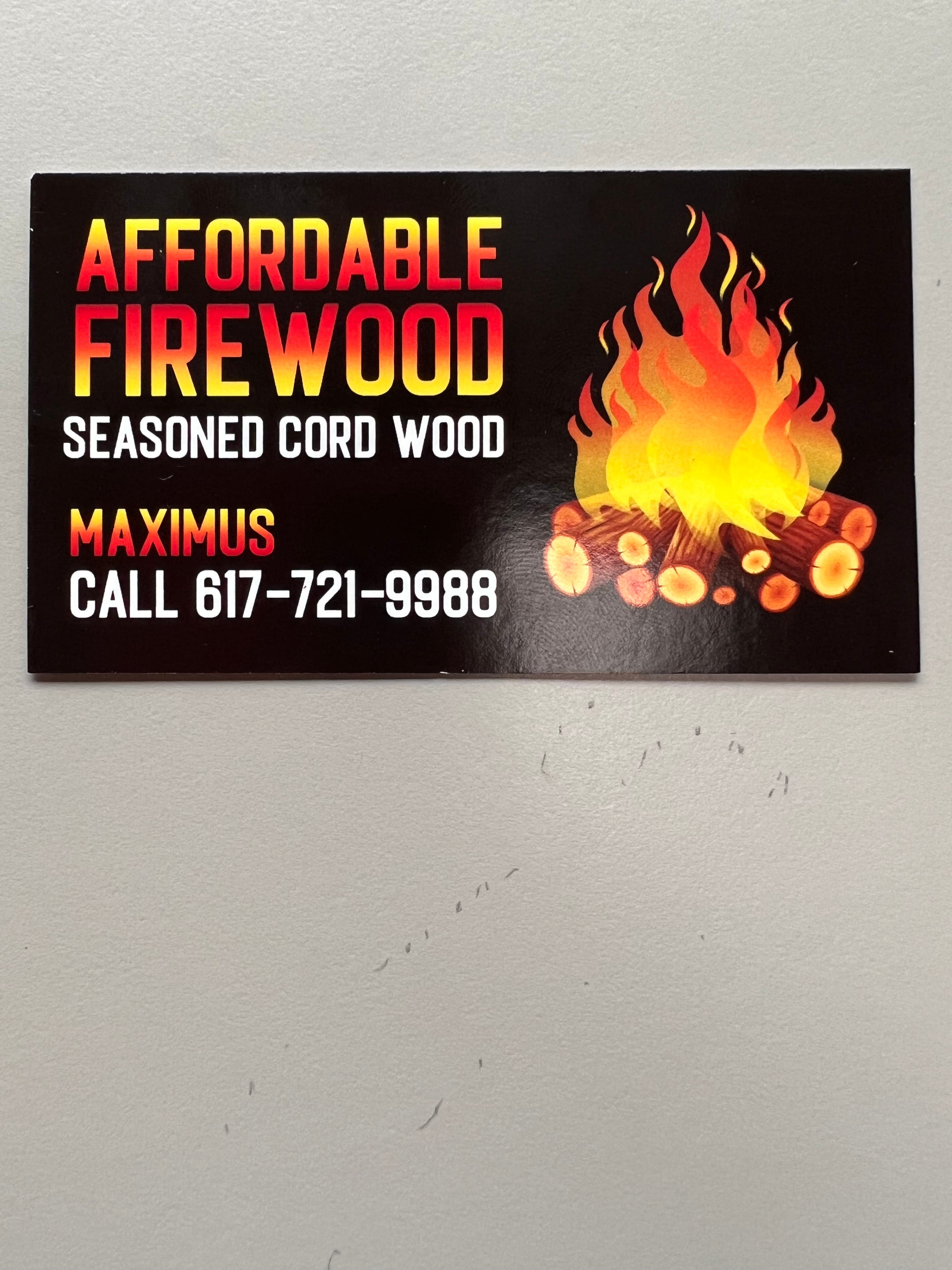 Affordable Firewood - Peabody, MA Patch