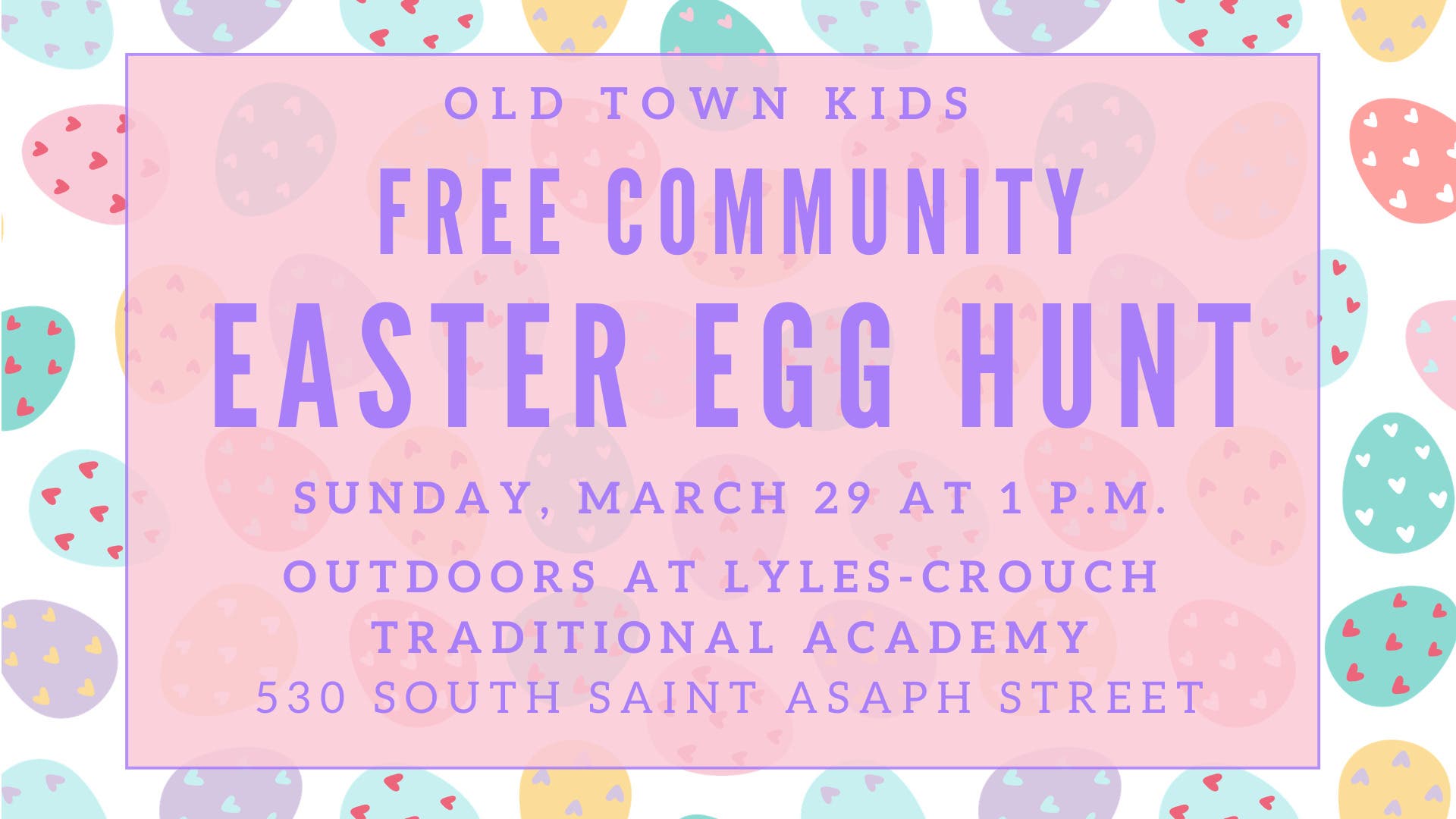 Old Town Kids Free Community Easter Egg Hunt