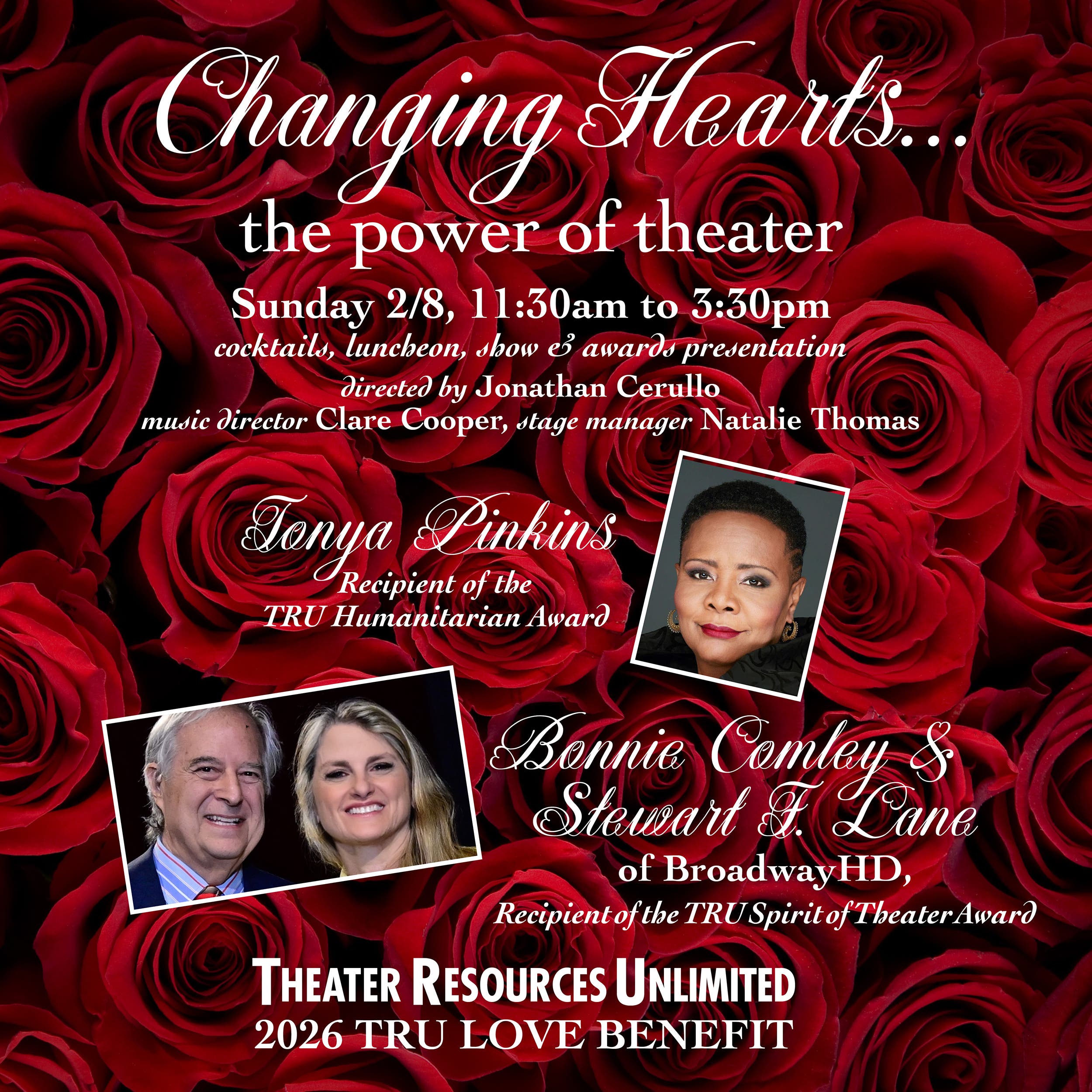 Theater Resources Unlimited announces The 2026 TRU Love Benefit, CHANGING HEARTS...