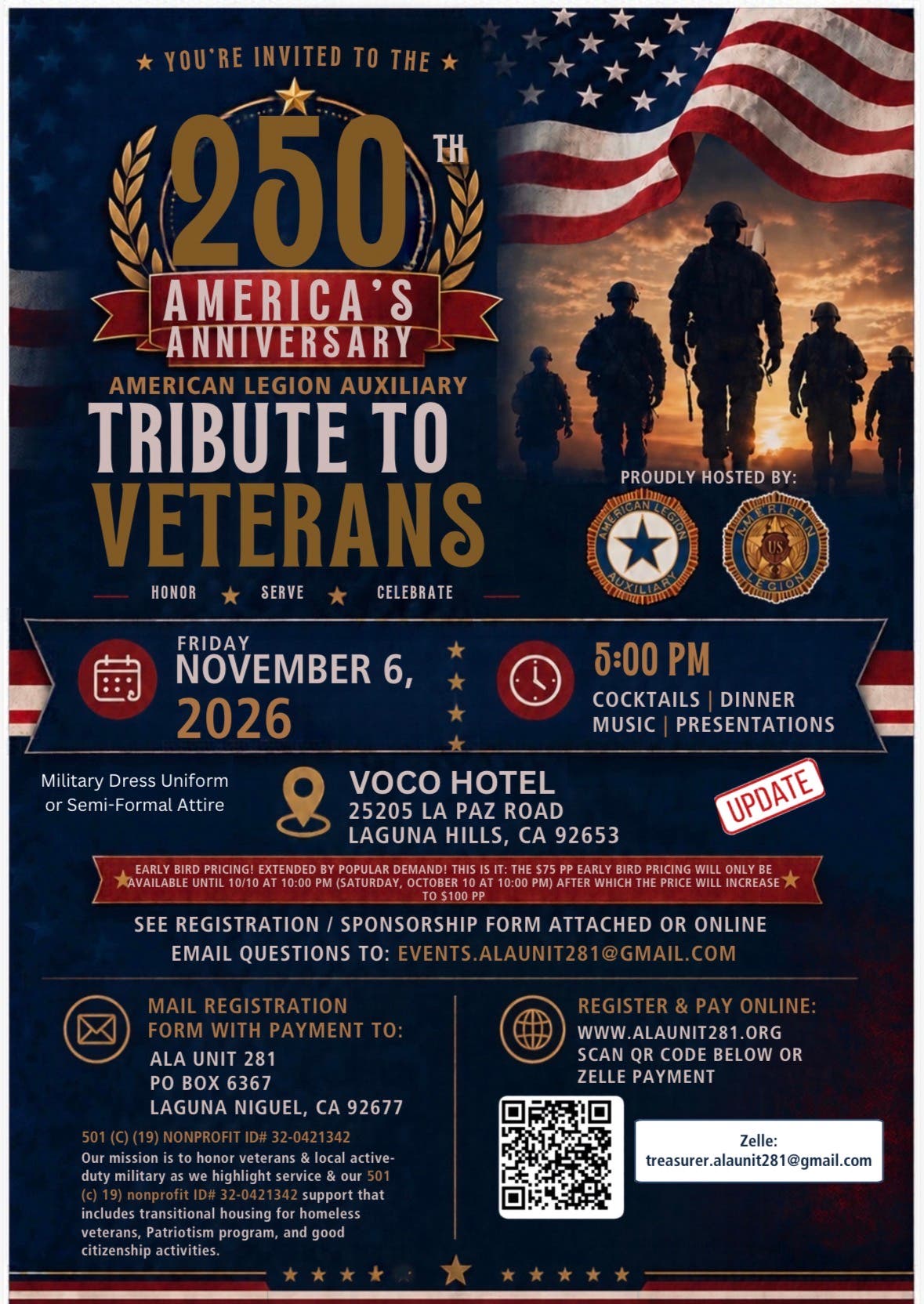 American Legion Auxiliary Tribute To Veterans