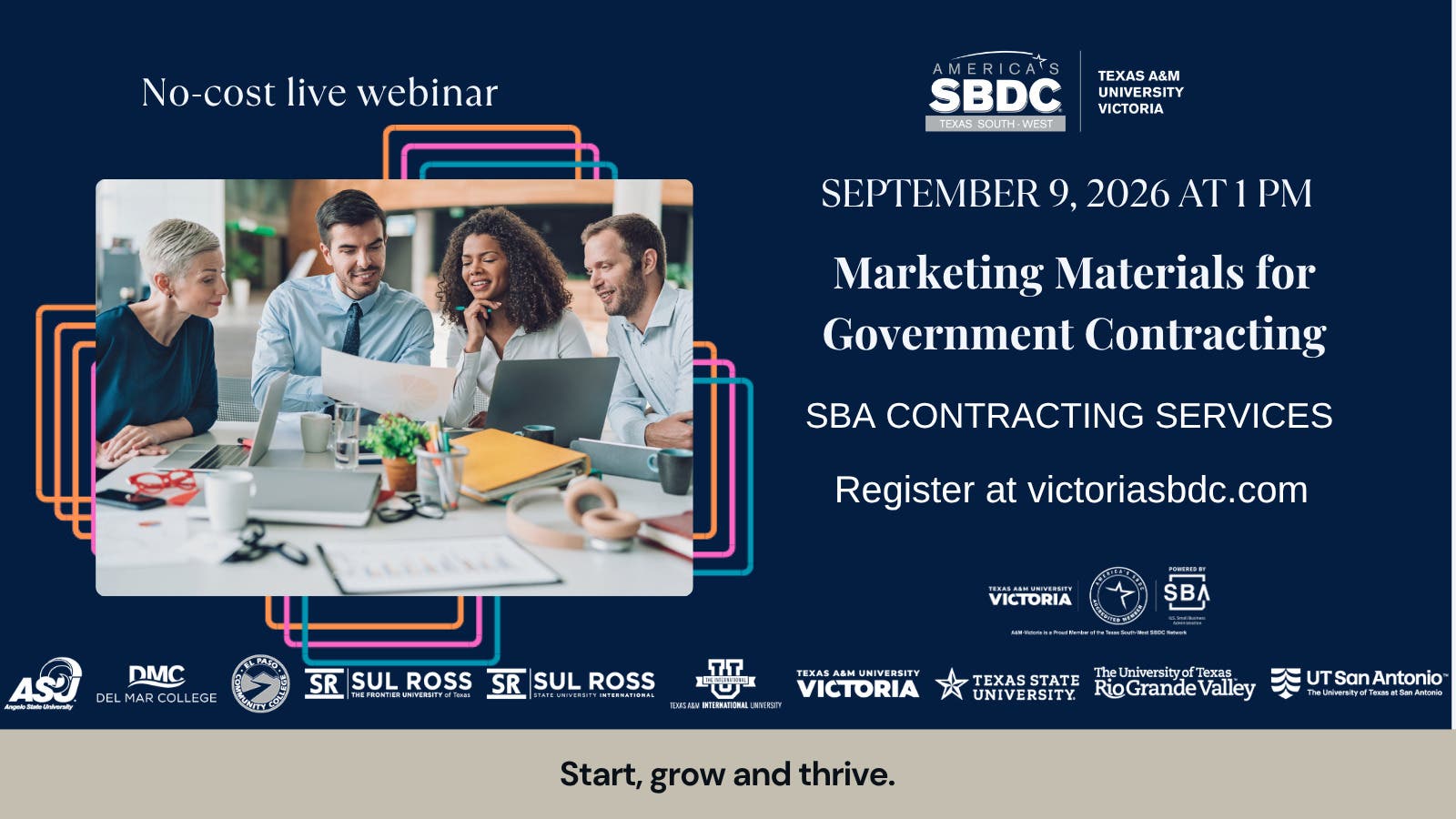 Marketing Materials for Government Contracting