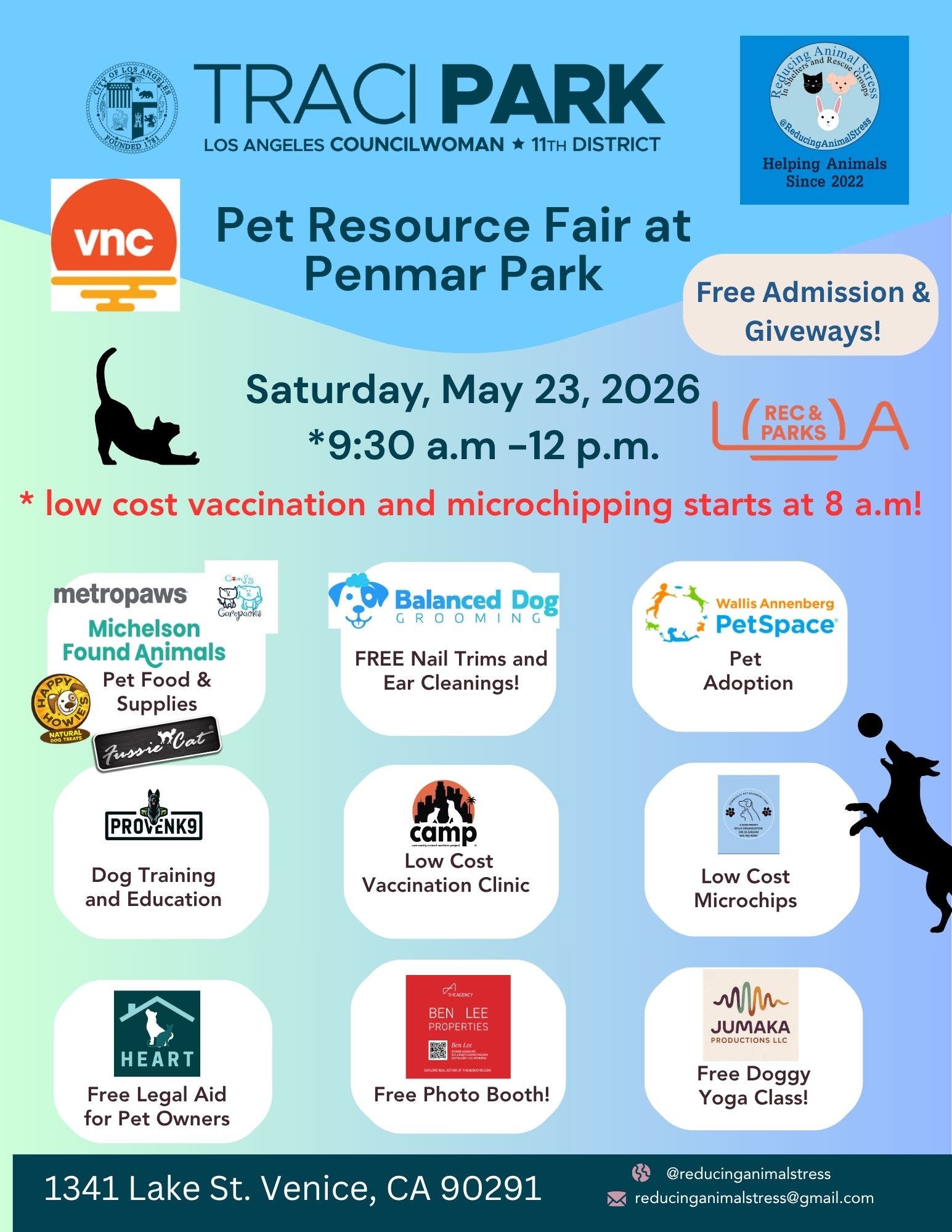 Pet Resource Fair at Penmar Park