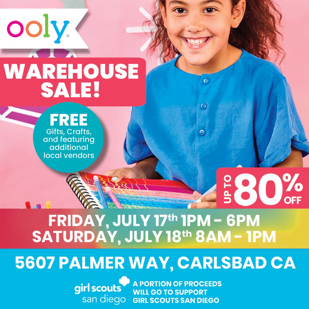OOLY's Annual Warehouse Sale