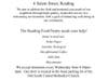 Reading Food Pantry April Current Needs List