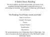 Reading Food Pantry August Current Needs List