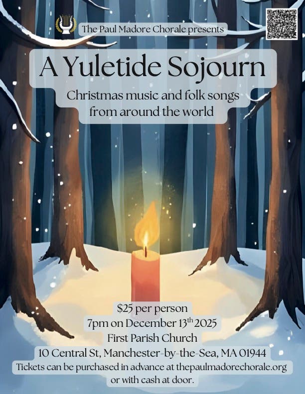 A Yuletide Sojourn: The Paul Madore Chorale Presents Seasonal Concert