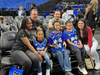 Family Meets Magic Point Guard Cole Anthony
(Front L to R) D'Onnah Jones, Isaiah, Josiah, Kaleb Hudson, Brittany Peña-Quijada 
(Back L to R) Spero Georgedakis, Cole Anthony