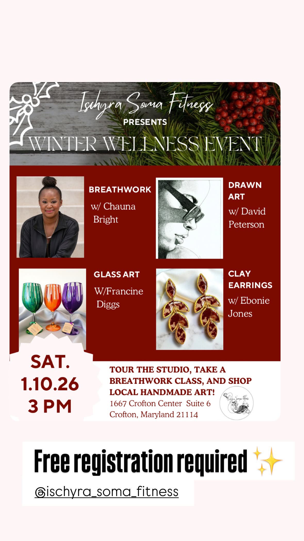Winter Pilates & Breathwork Wellness Event🍂