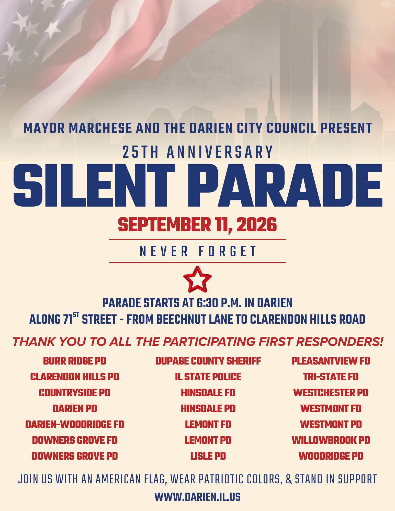 25th Anniversary Silent Parade