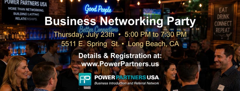 The Power Partners Networking Party 