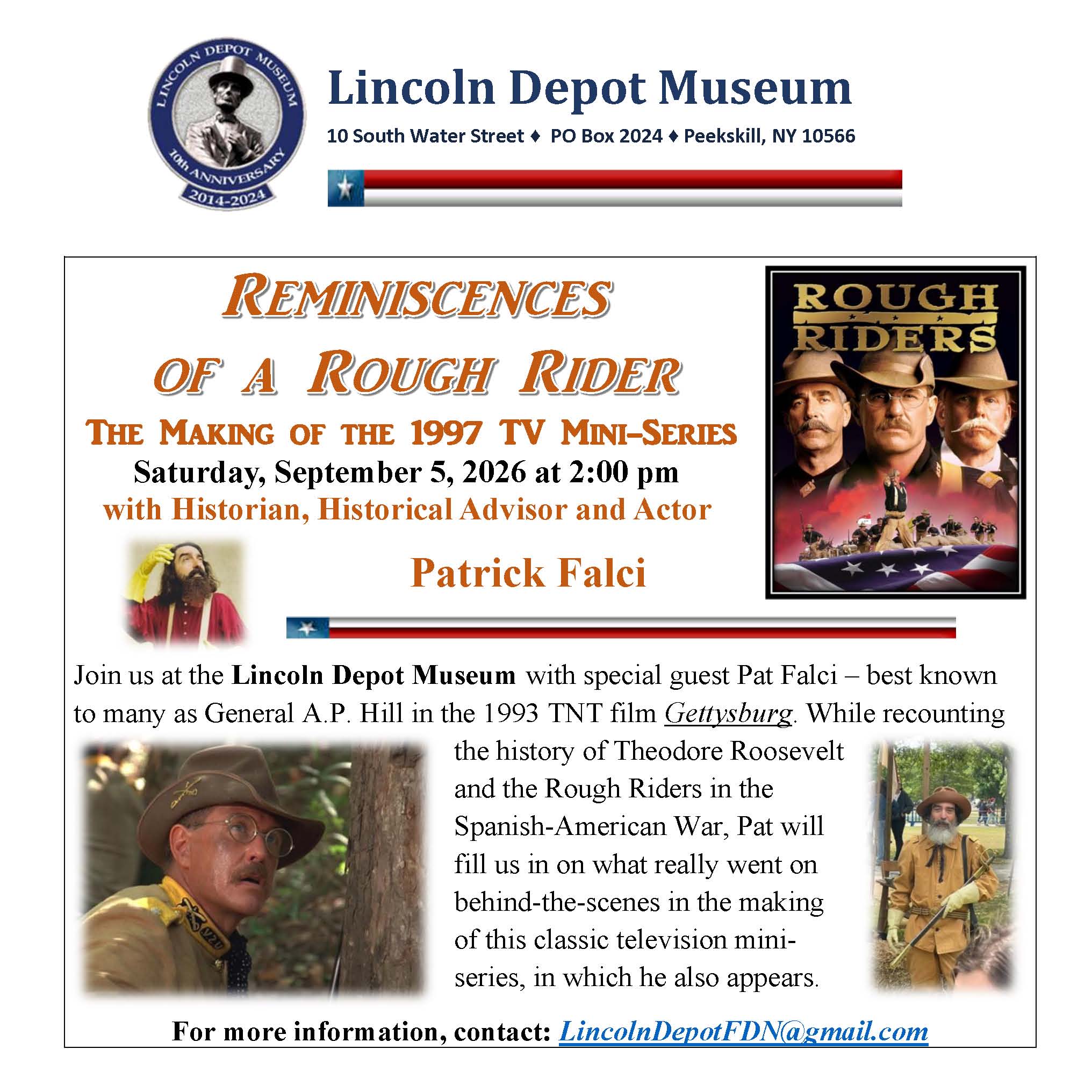 First Saturdays at the Museum:  Reminiscences of a Rough Rider
