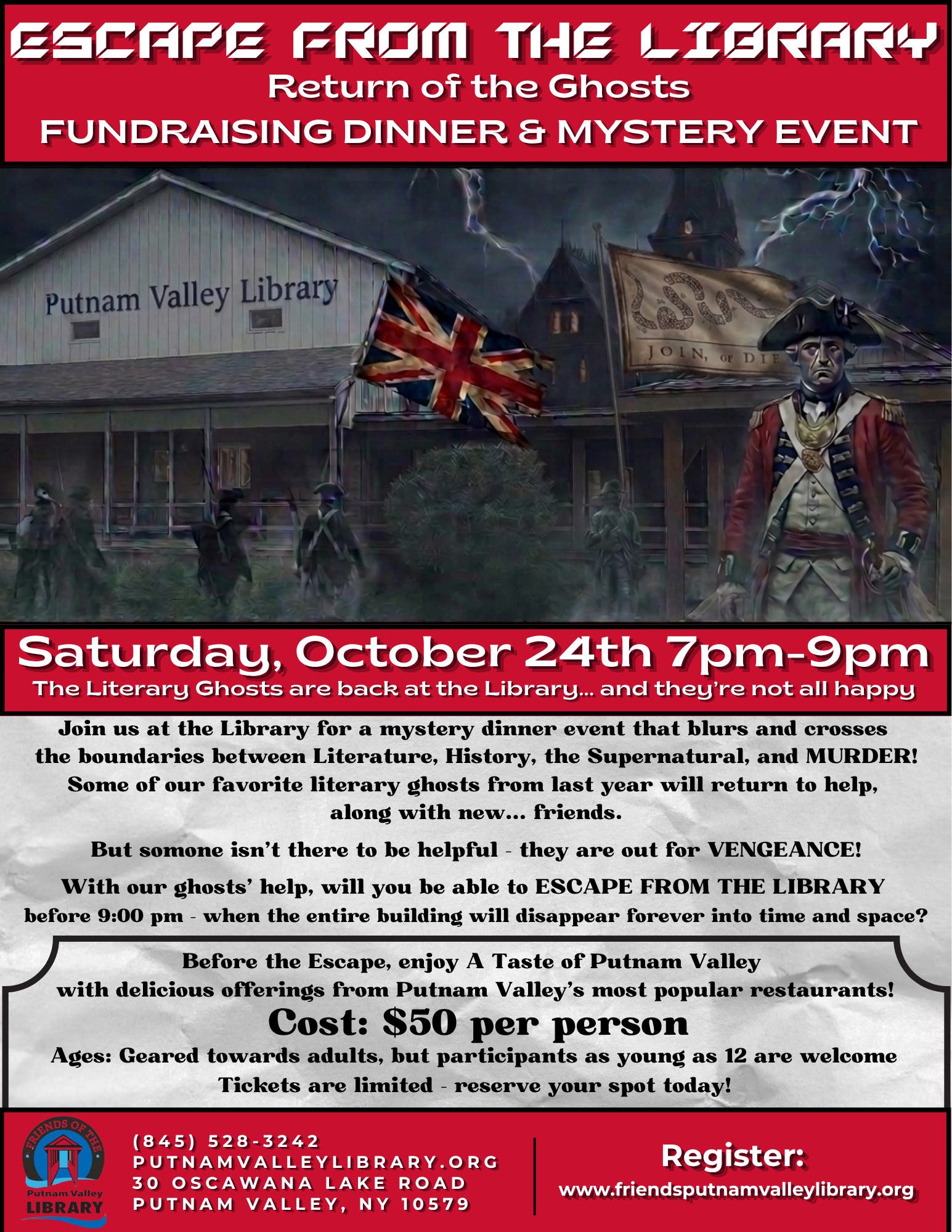Friends of the Library:  Mystery Dinner / Fundraiser