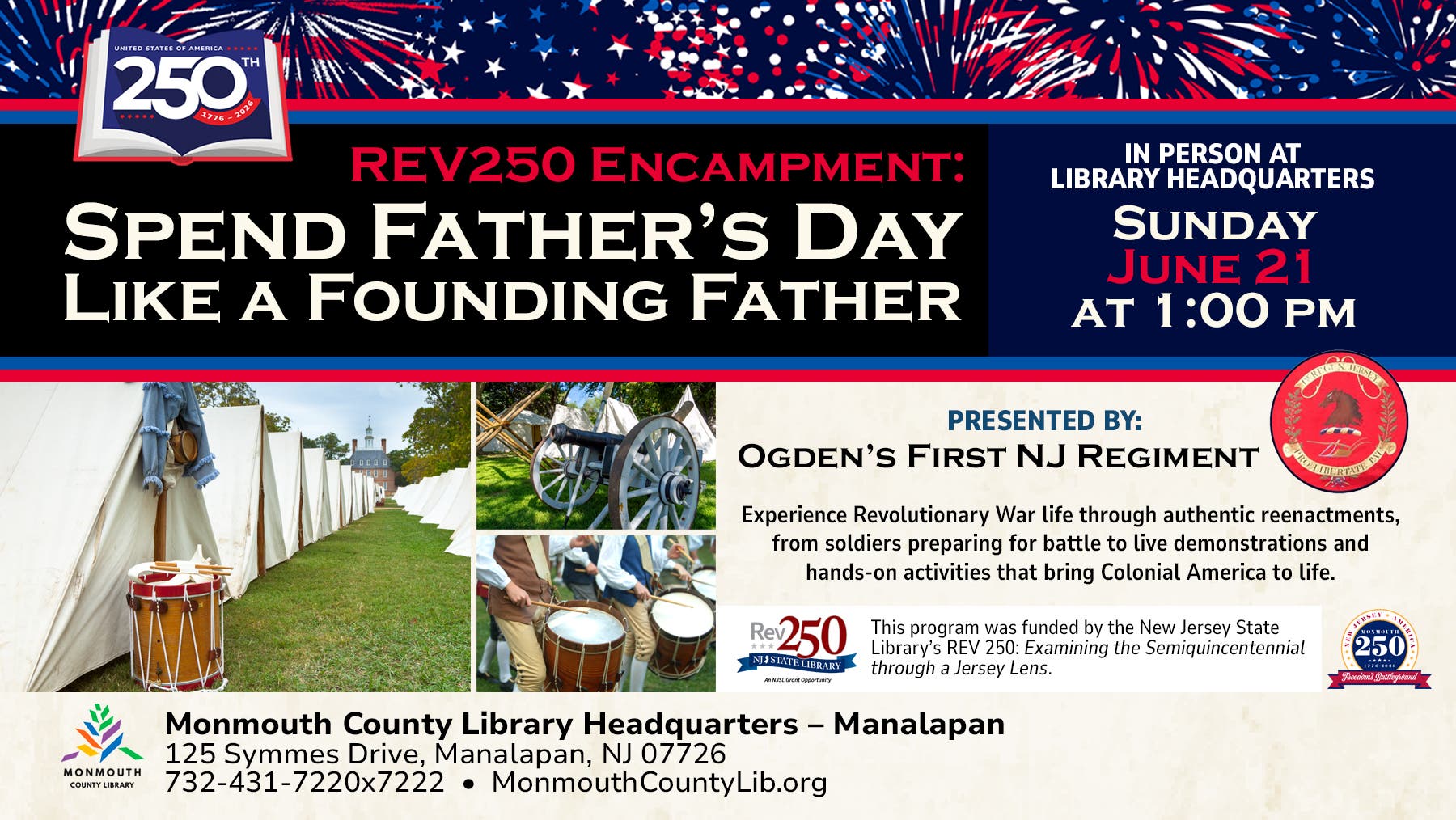 Rev250 Encampment: Spend Father’s Day like a Founding Father