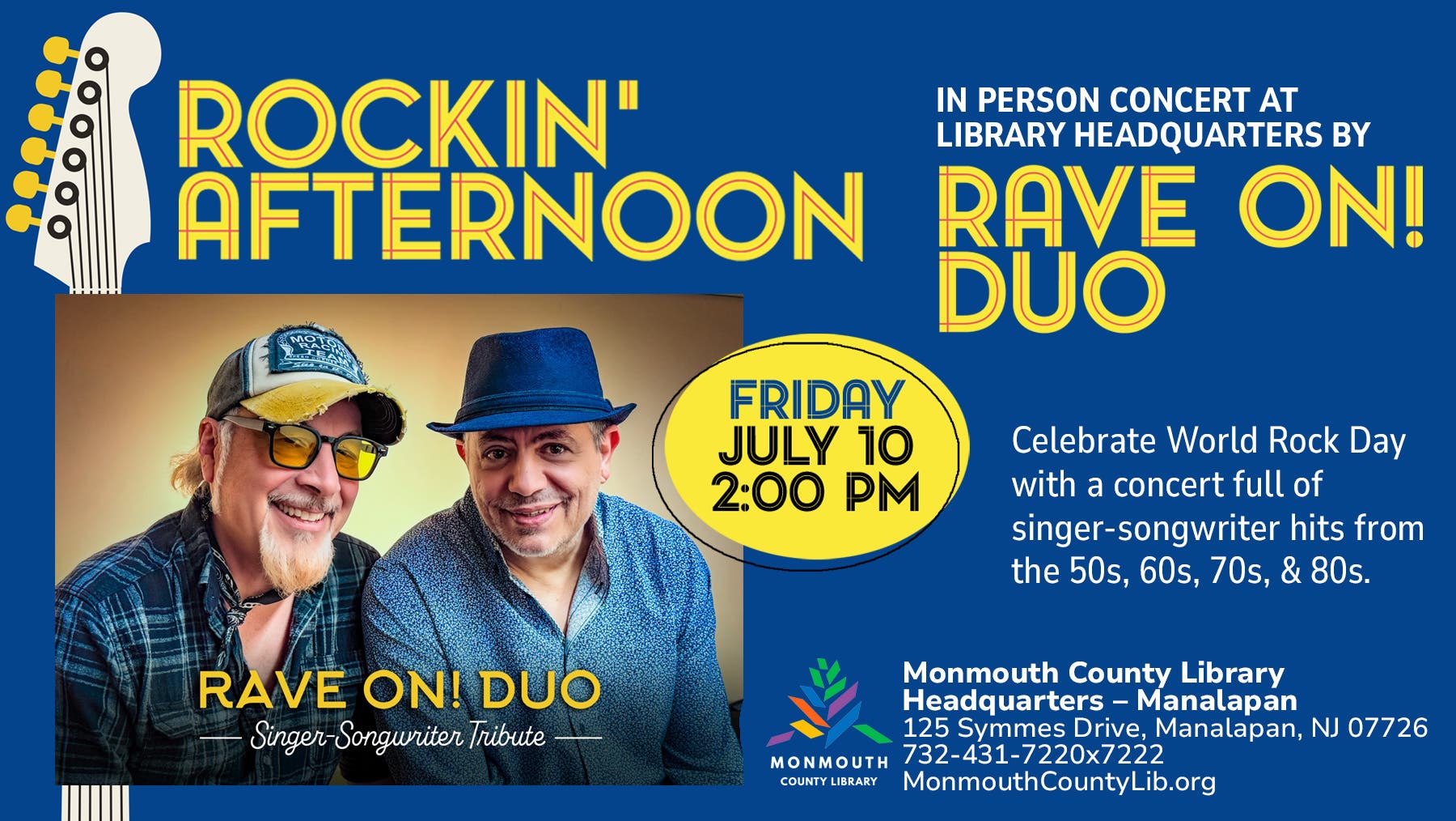 Rockin' Afternoon with Rave On Duo
