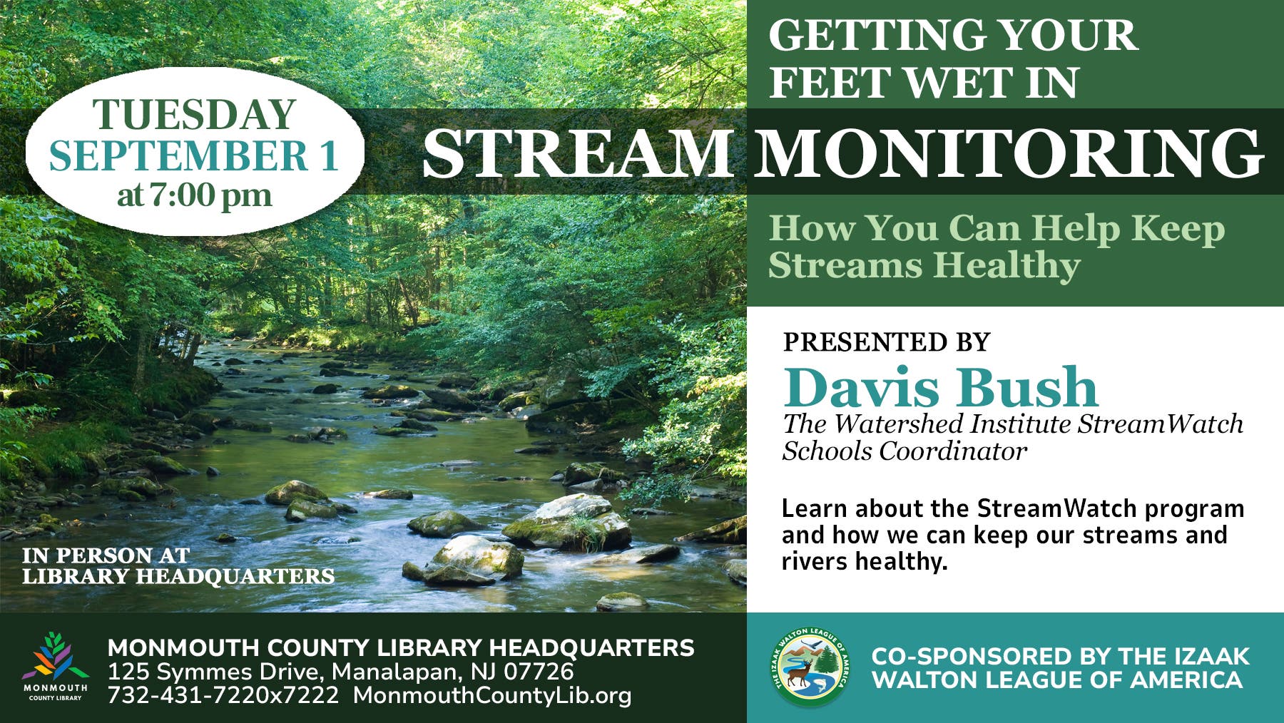 Getting your feet wet in stream monitoring: How you can help keep streams healthy