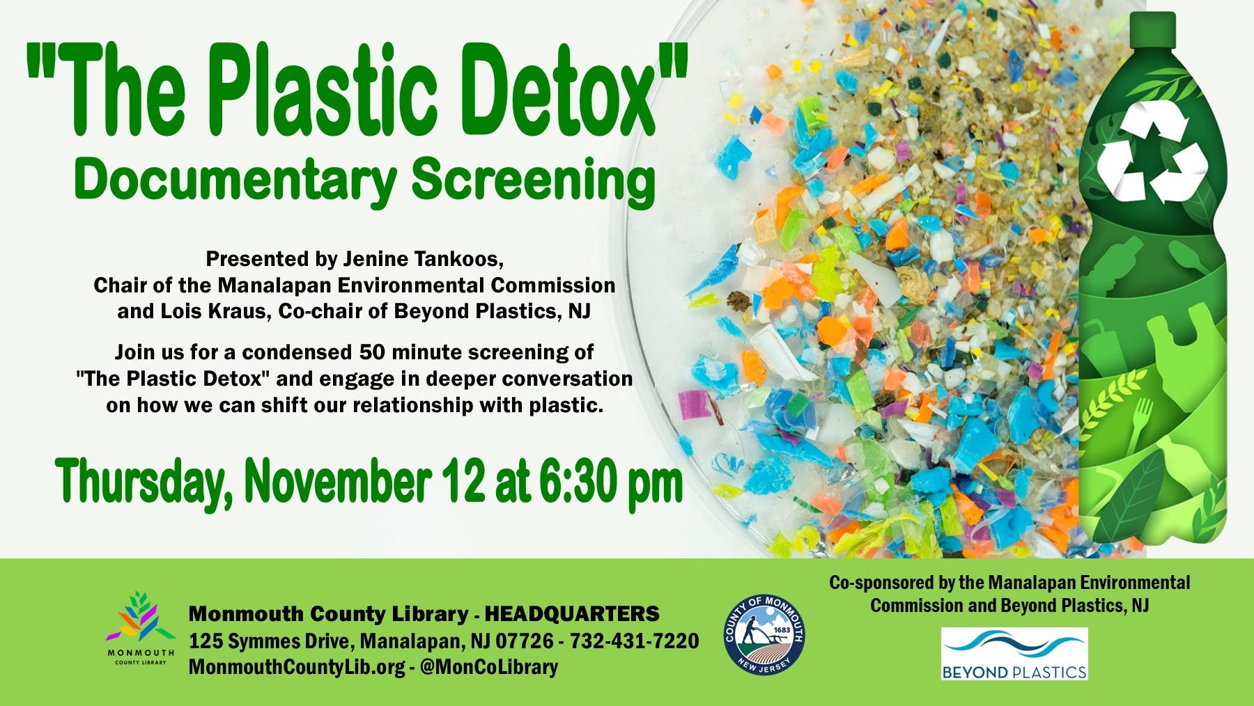 "The Plastic Detox" Documentary Screening