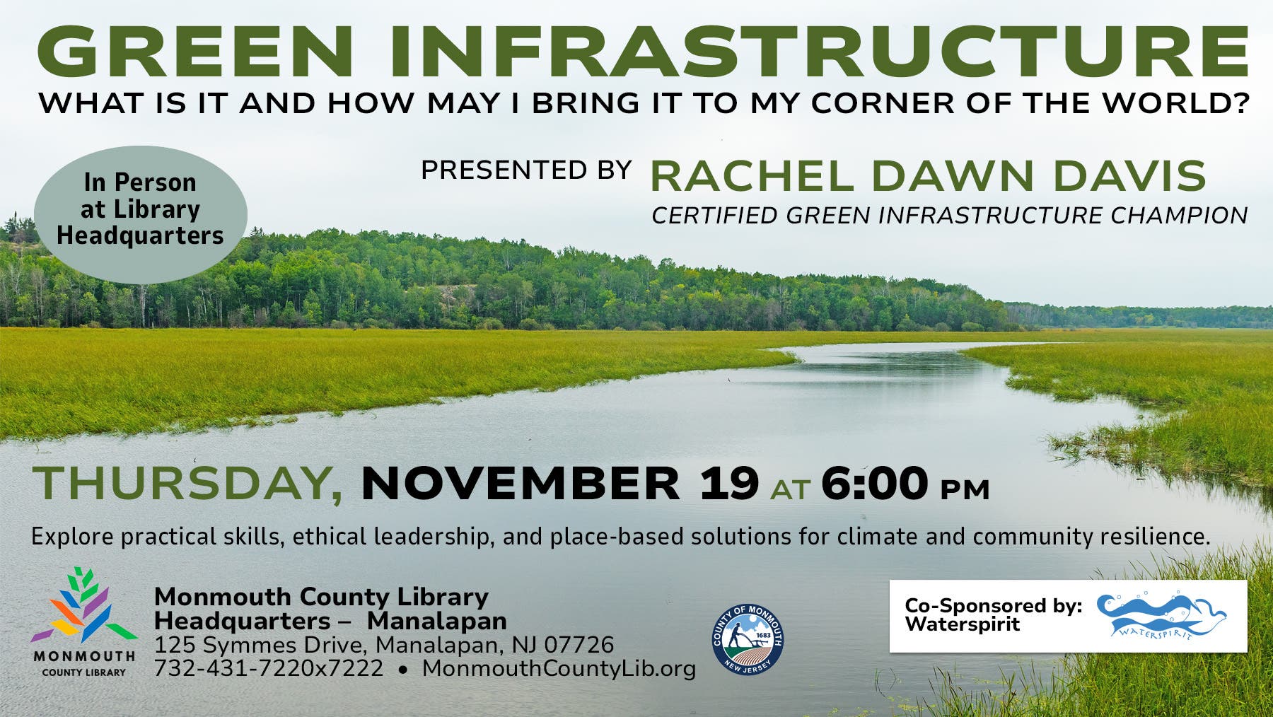 Green Infrastructure: What is it and how may I bring it to my corner of the world?