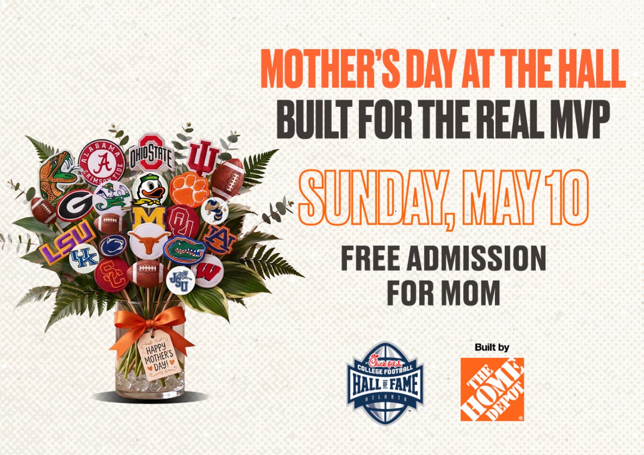 Mother's Day at The Hall built by The Home Depot