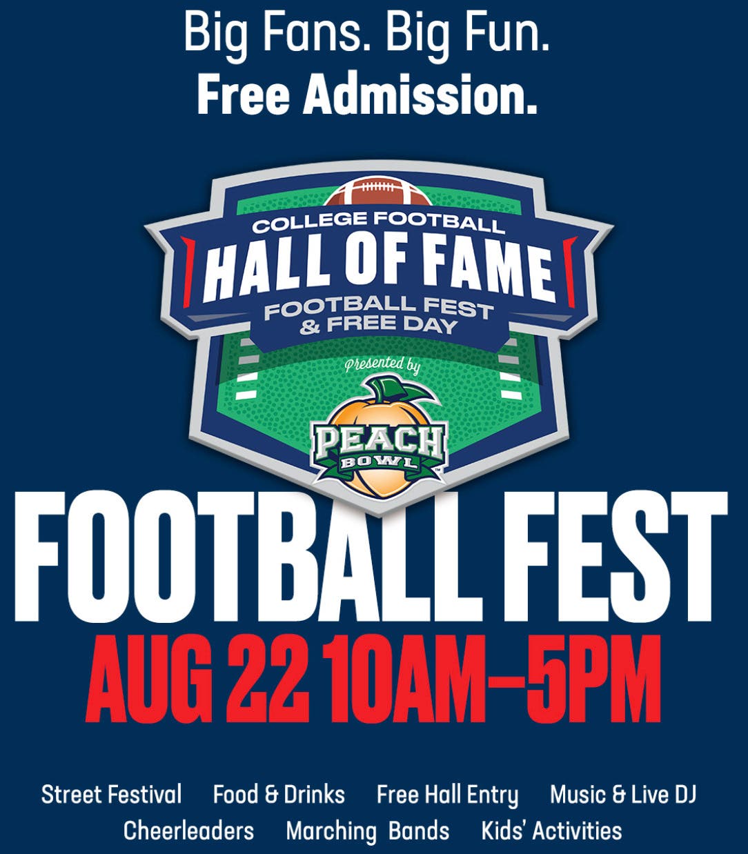 College Football Hall of Fame Football Fest & Free Day presented by Peach Bowl