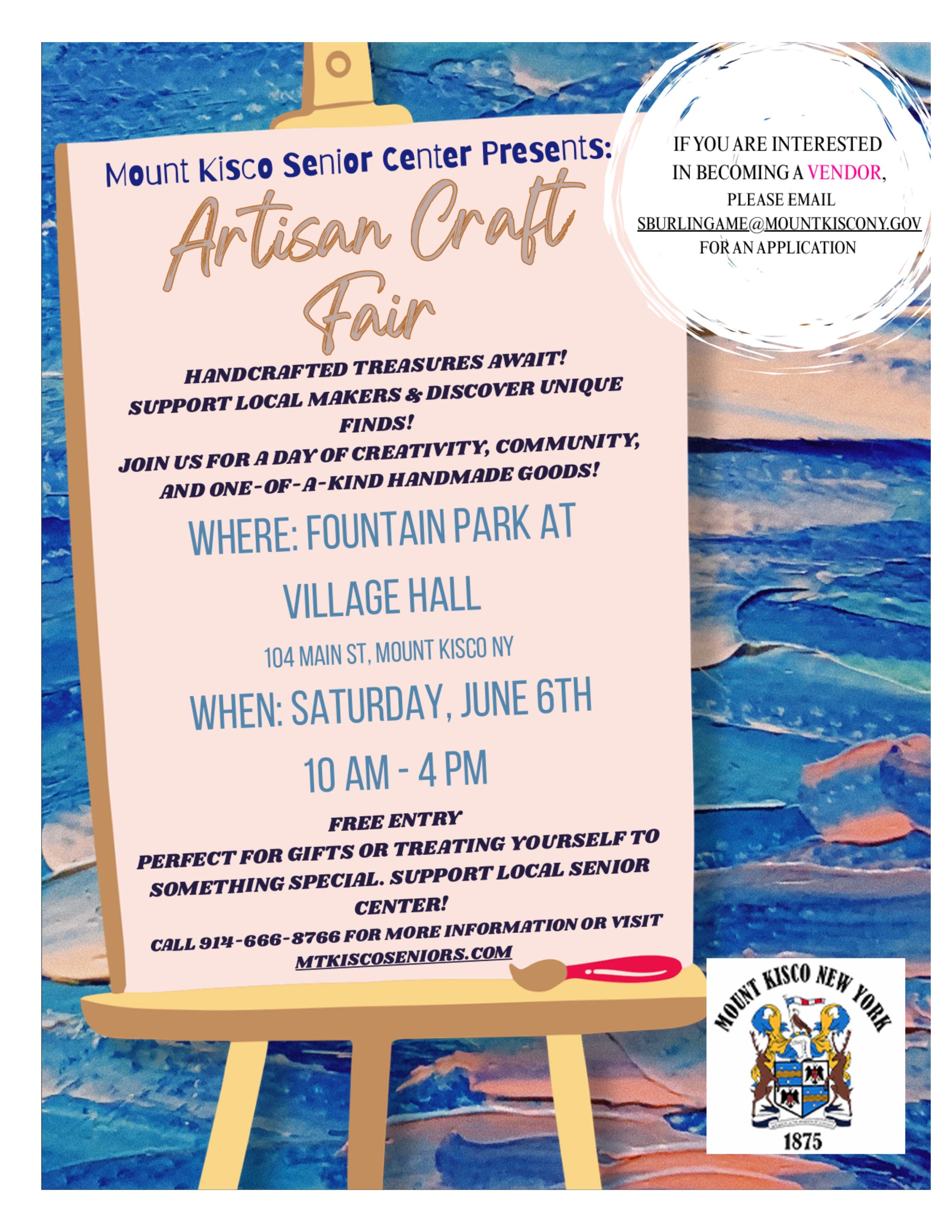 Artisan Craft Fair June 6th