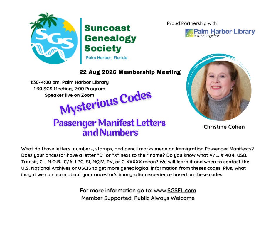Mysterious Codes: Passenger Manifest Letters and Numbers