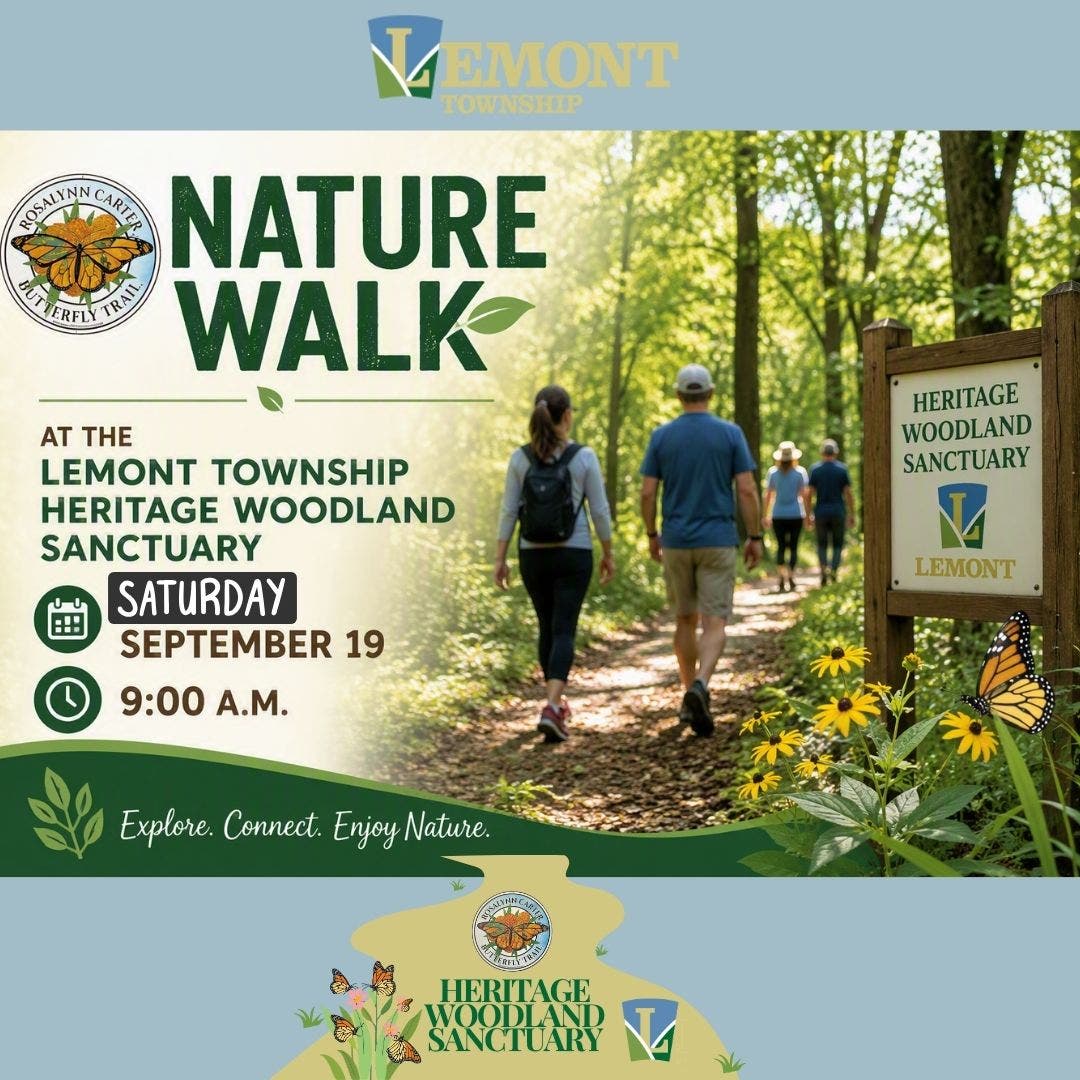 Nature Walk at the Lemont Township Heritage Woodland Sanctuary