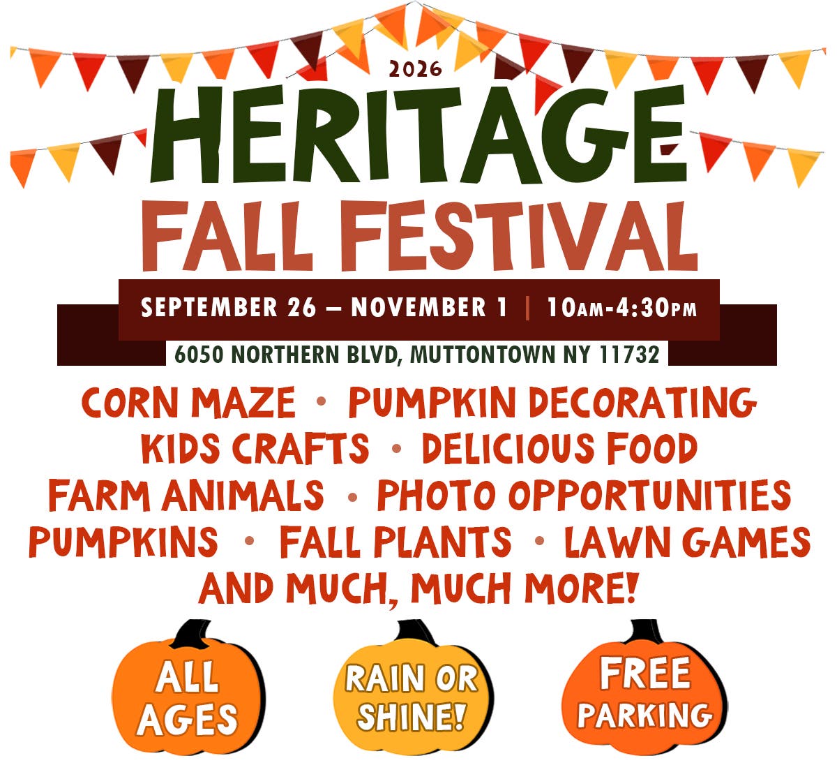 Heritage Farm & Garden Fall Festival