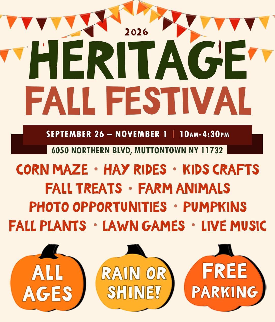Heritage Fall Festival 2026