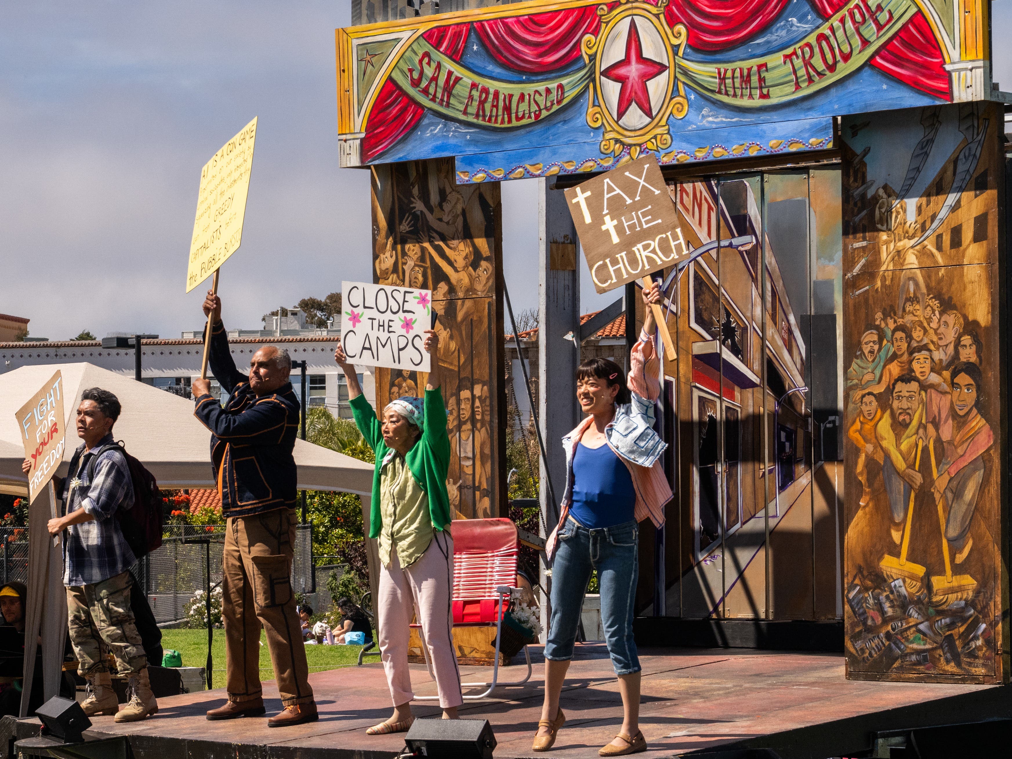 SF Mime Troupe "WRECKAGE: A Musical Tragicomedy"