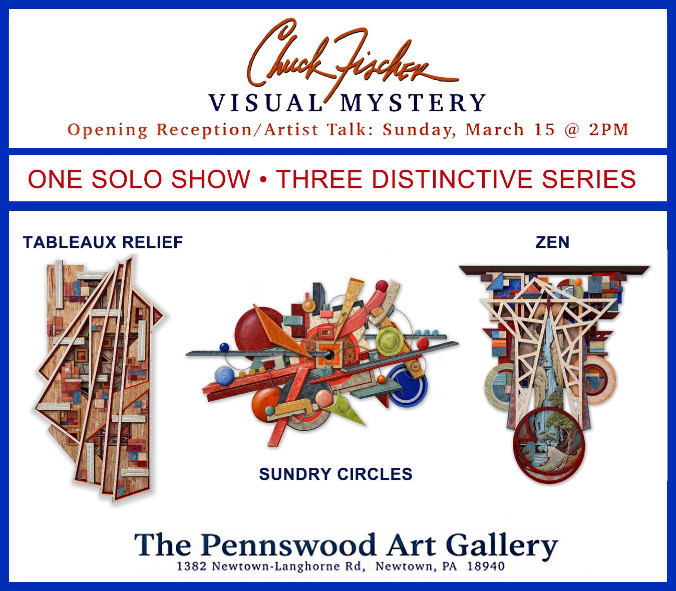 Chuck Fischer - Solo Exhibition - Visual Mysteries 