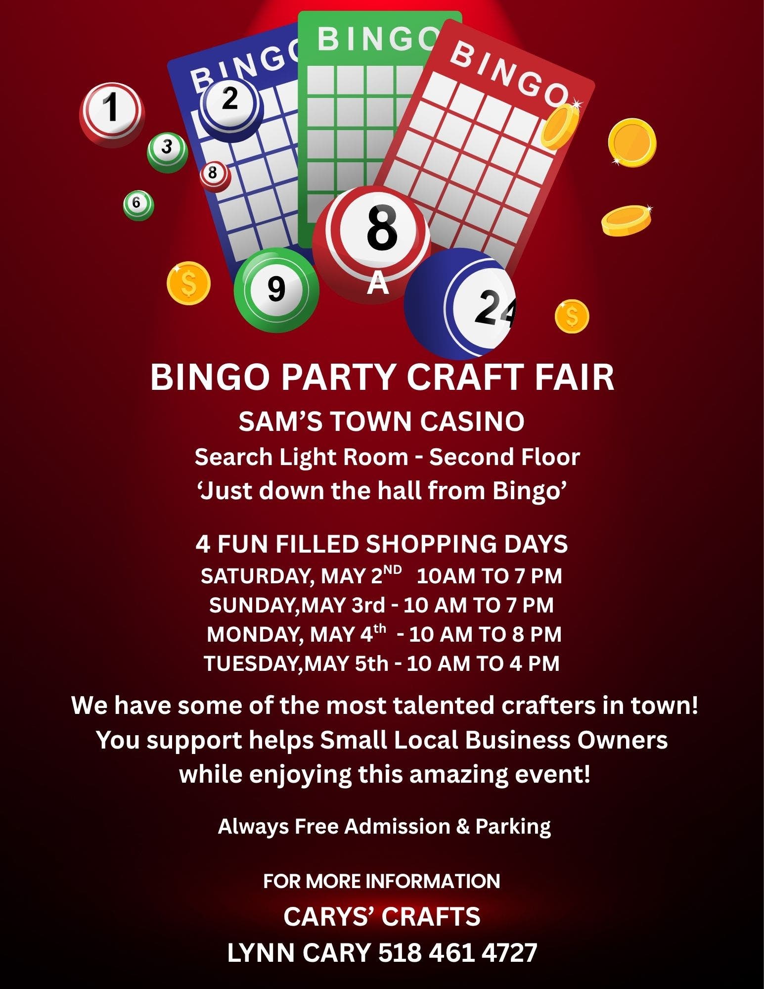 Bingo Party Craft Fair