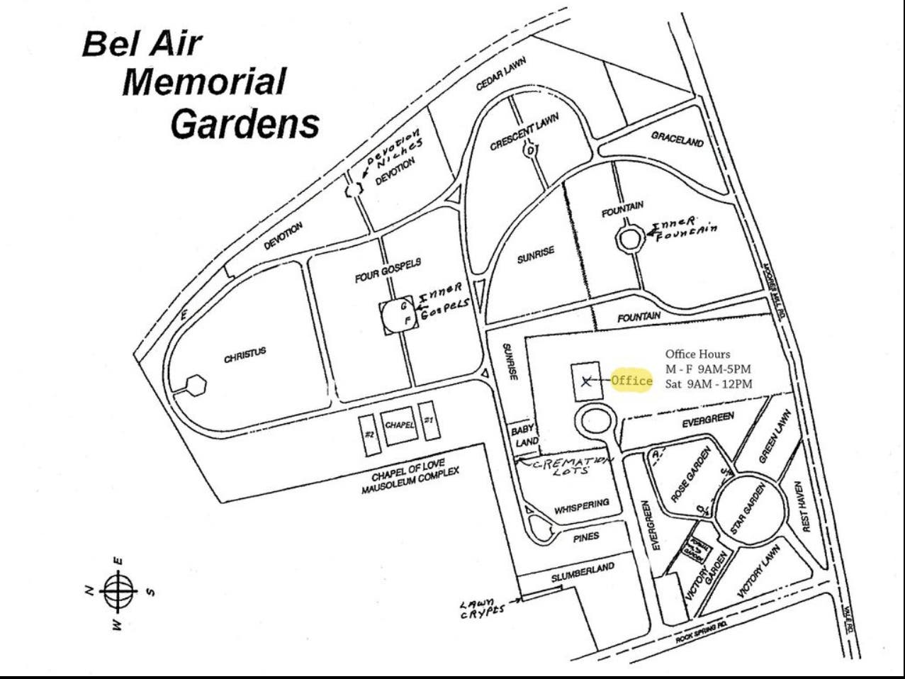 Bel Air Memorial Gardens 2 Plots in most desirable area Bel Air, MD