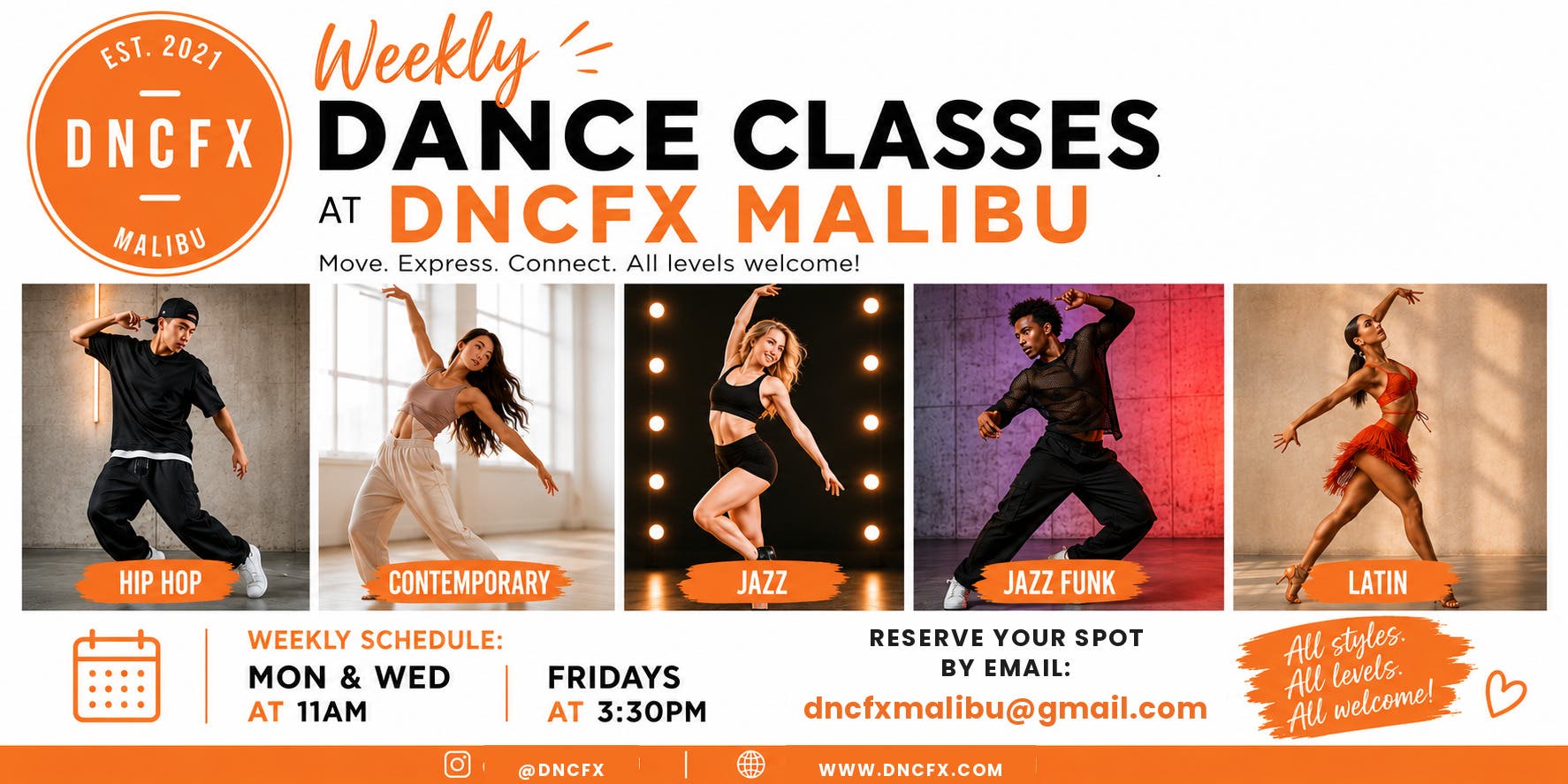 Weekly Dance Classes in the Bu!