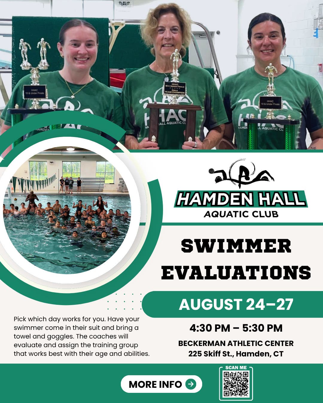 Hamden Hall Aquatic Club 2026-2027 Short Course Season Evaluations