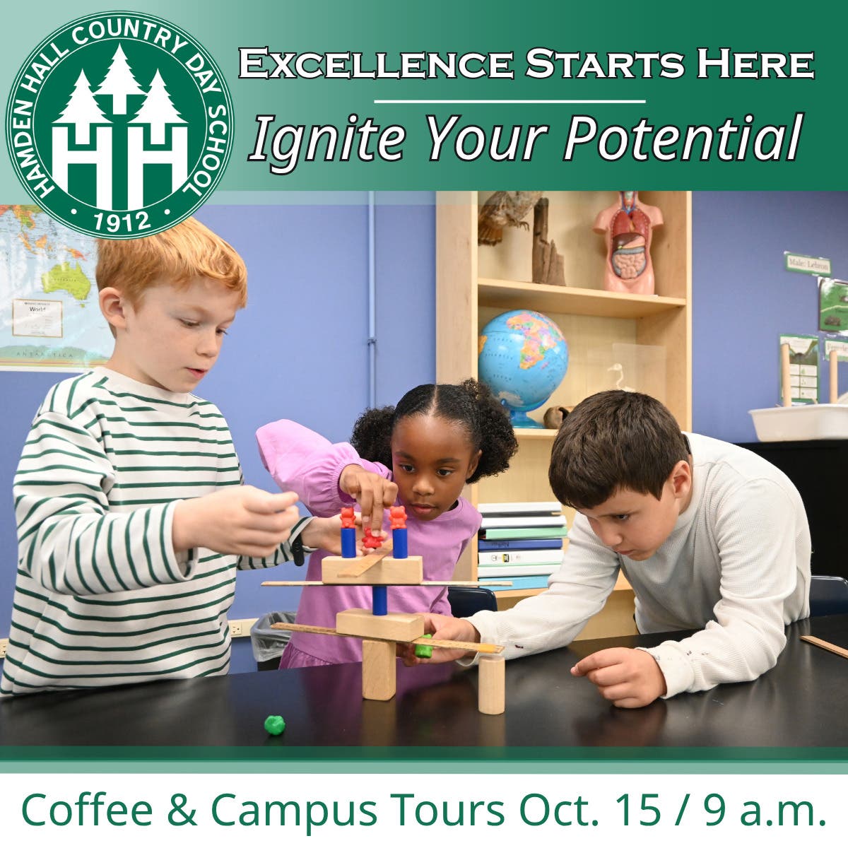 Hamden Hall Admissions Coffee and Campus Tours