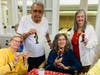 Residents showcase their creative talents while making festive Nutcracker ornaments during Lake Forest Park Senior Living’s Assisted Living Craft Club session.