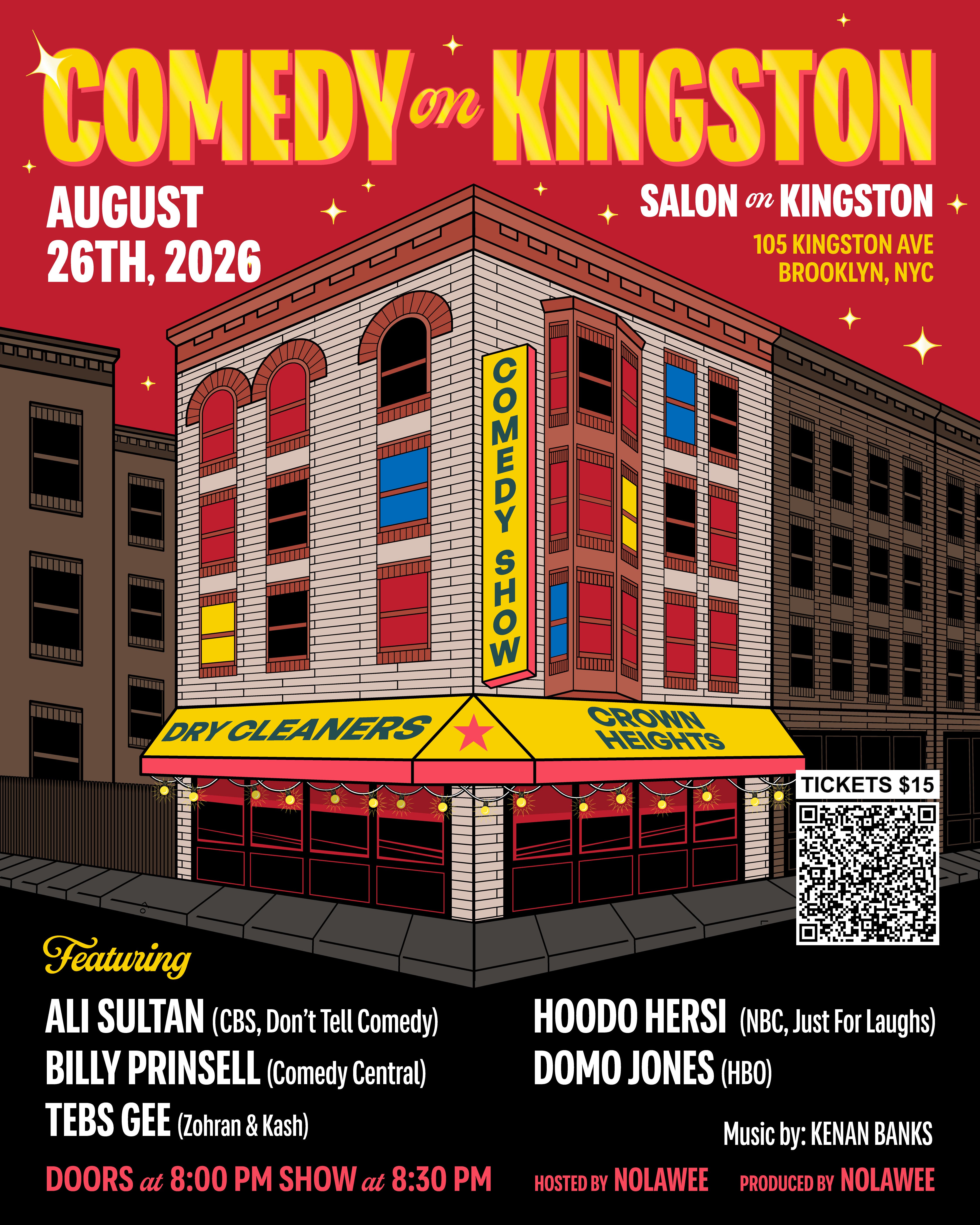 Comedy On Kingston (Stand-Up Comedy in Crown Heights, Brooklyn)